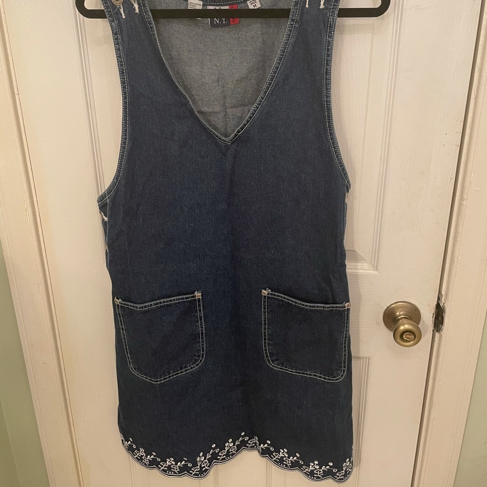 Blue Jean jumper dress